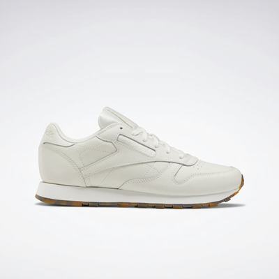 Reebok Women's Classic Leather Shoes White,US-95463